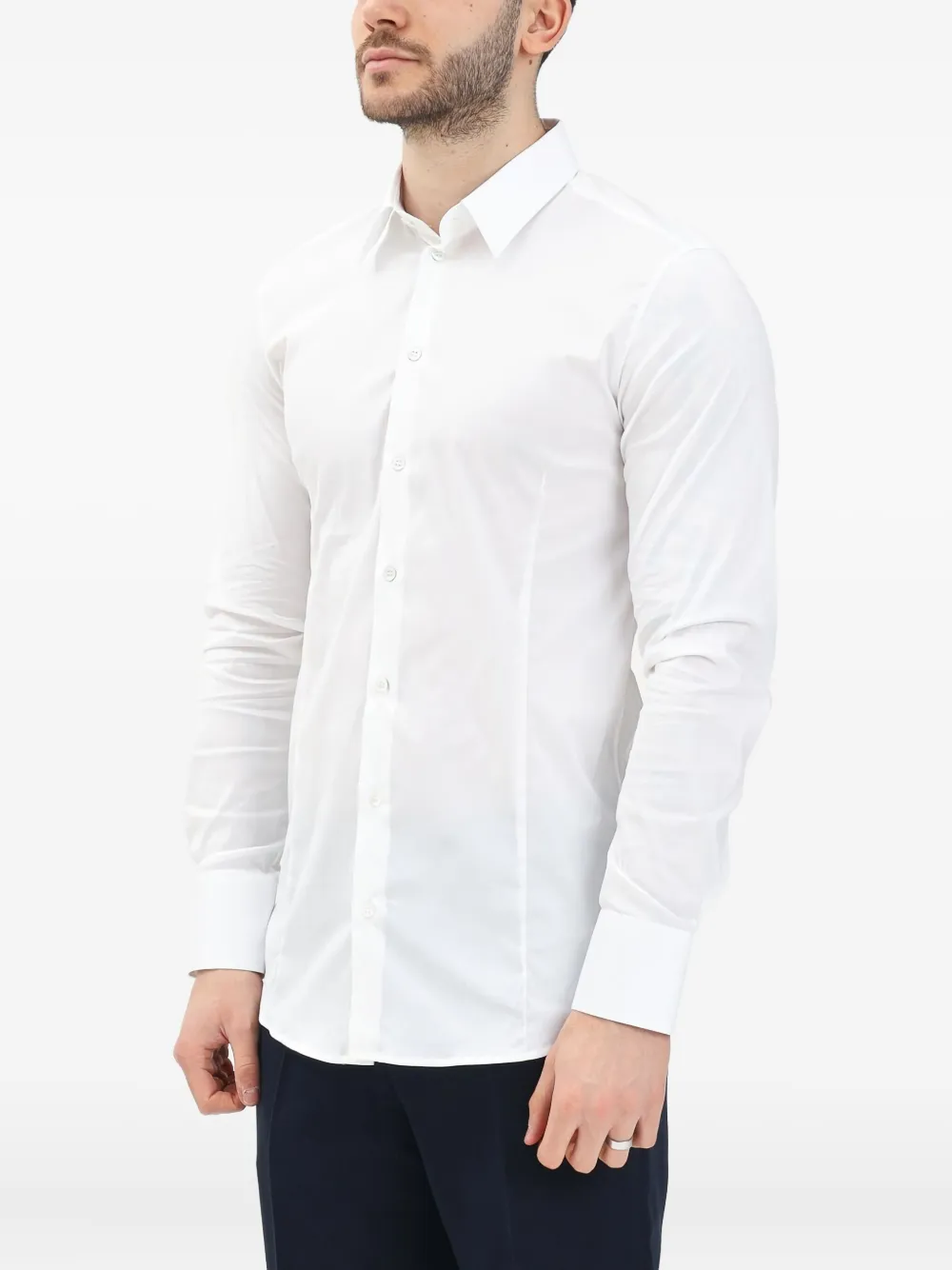 Patrizia Pepe long-sleeve button-up shirt Light and natural