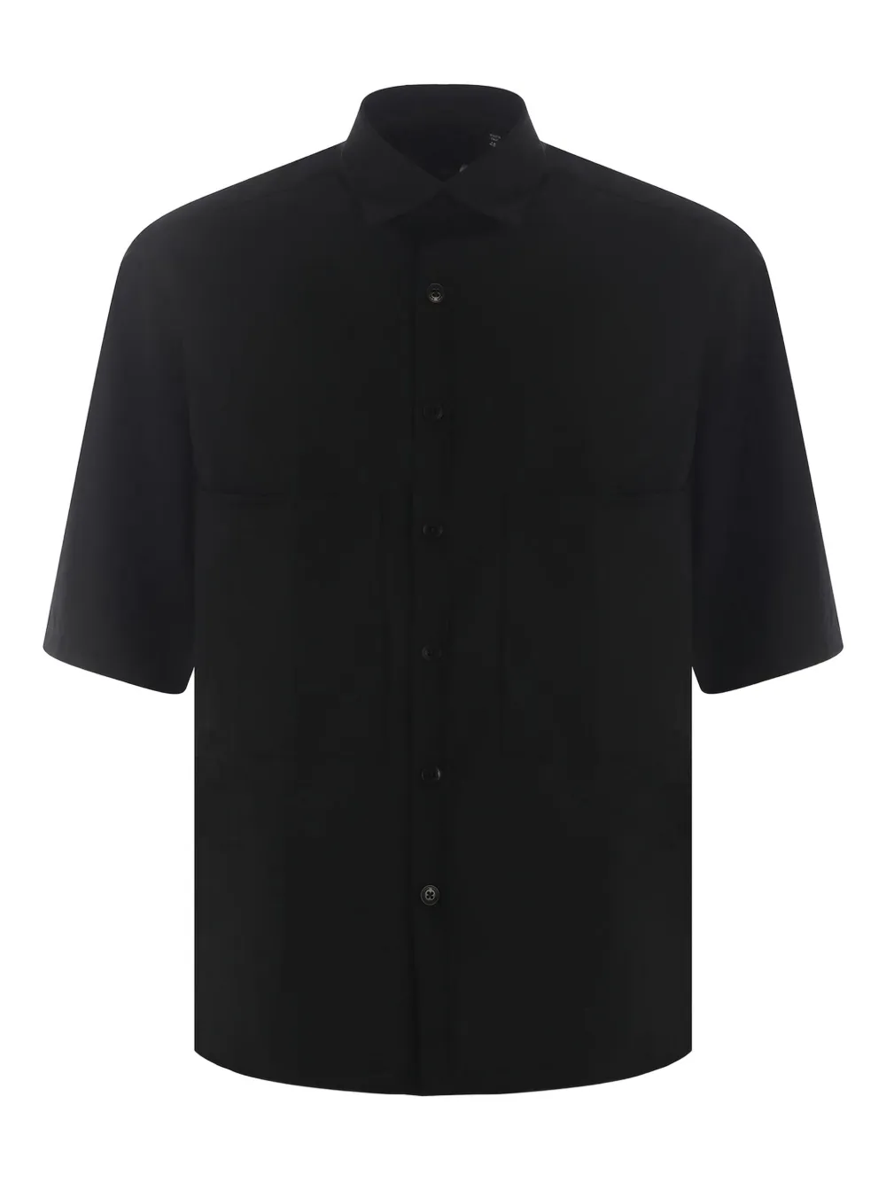 Costumein pocket short-sleeve shirt Zwart