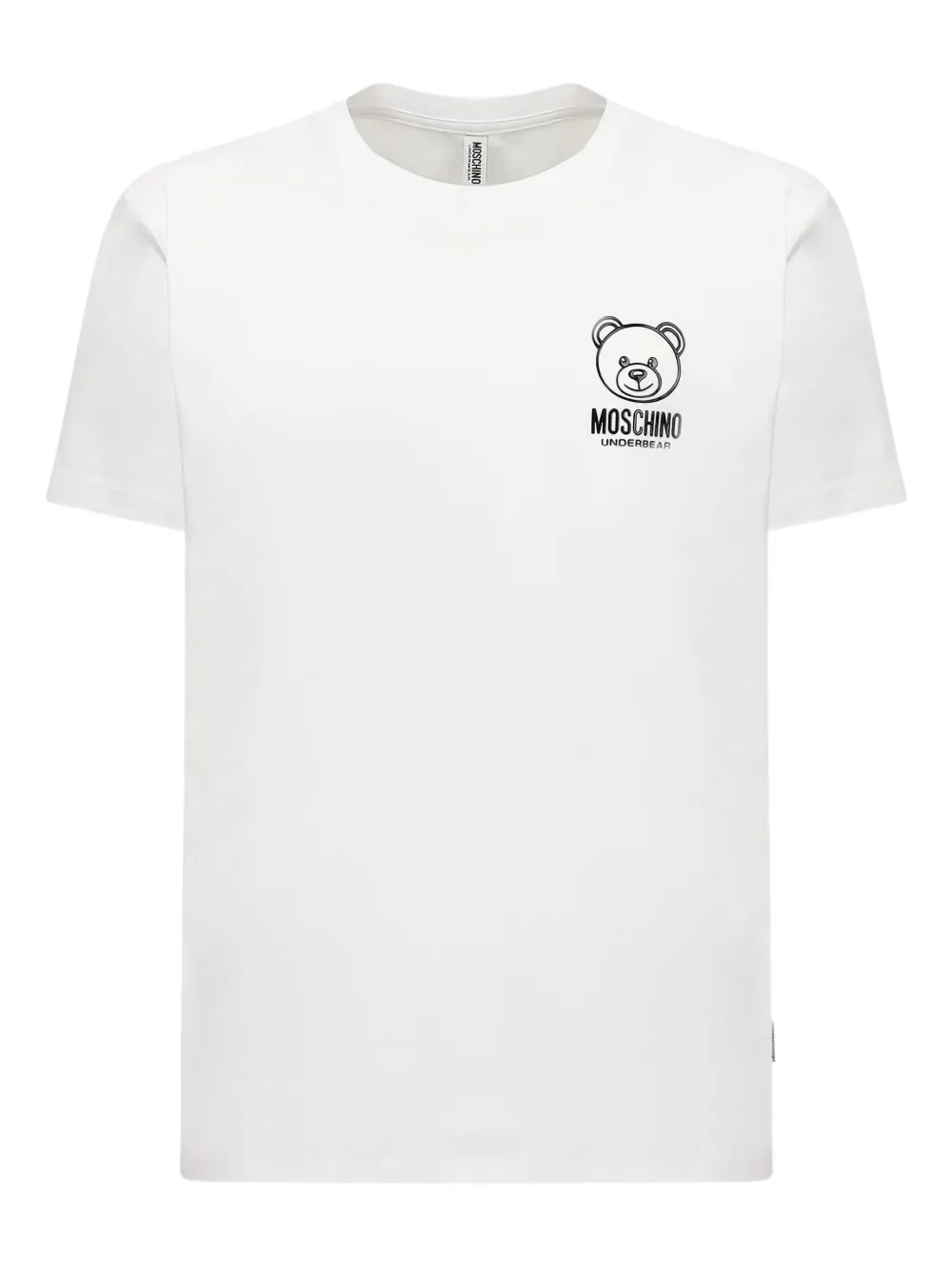 Moschino teddy-print T-shirt Wit