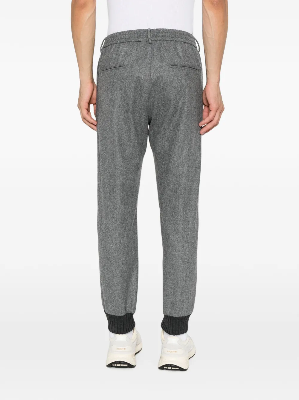 Tagliatore Broek met trekkoordtaille Grijs