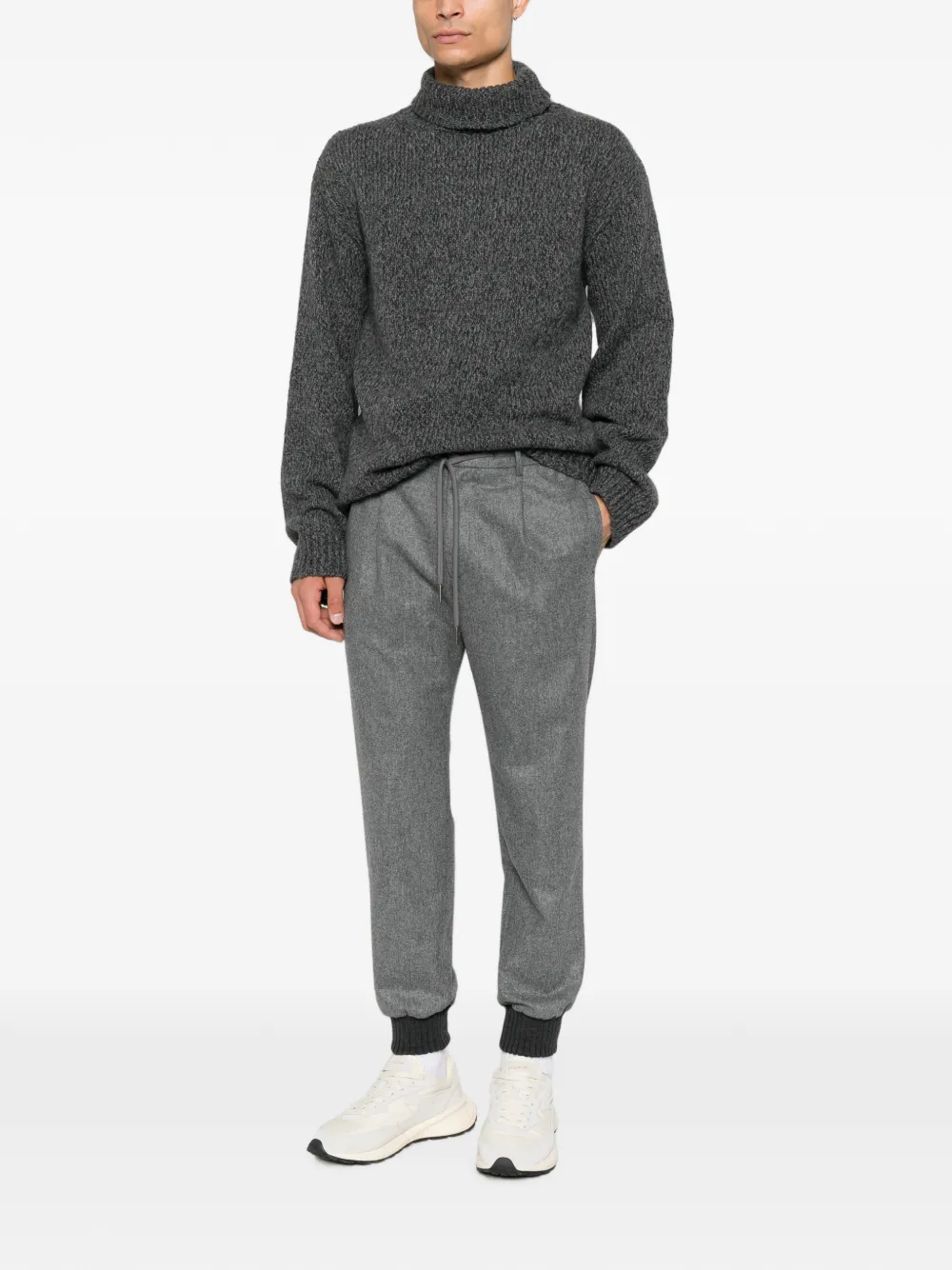 Tagliatore Broek met trekkoordtaille Grijs