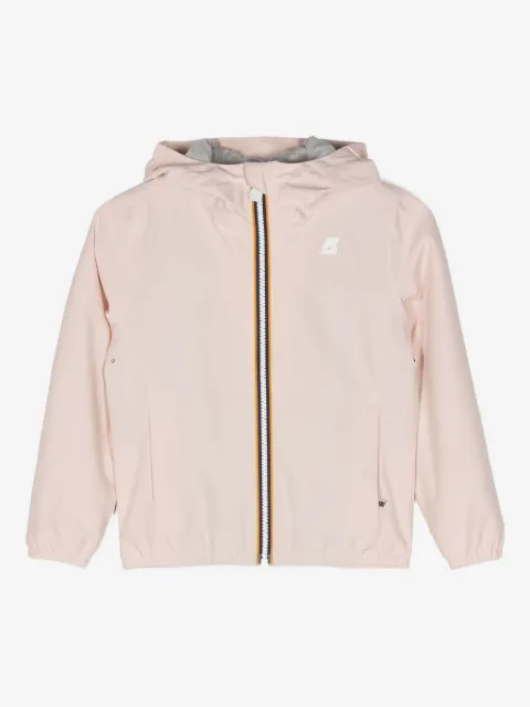K-Way hooded zip-front jacket