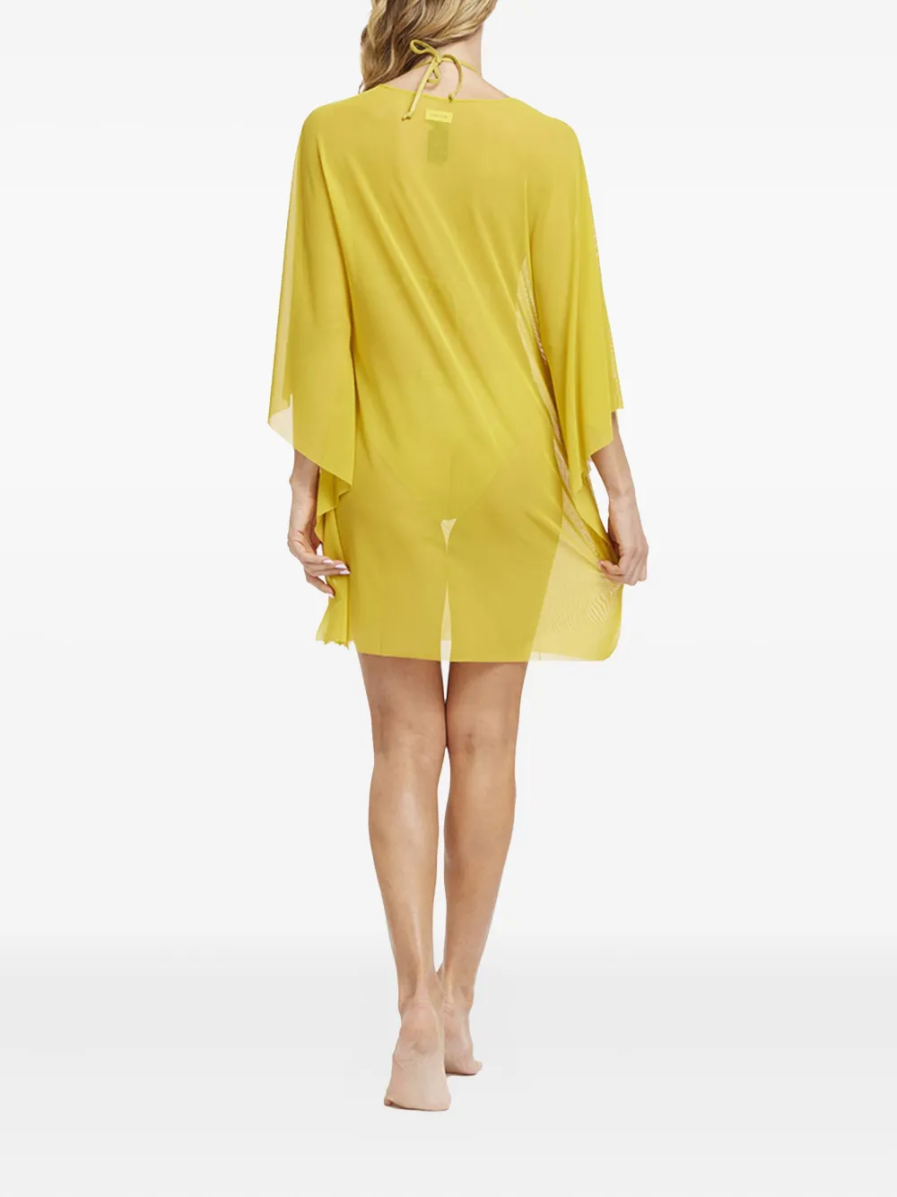Fisico V-neck jacket - Geel