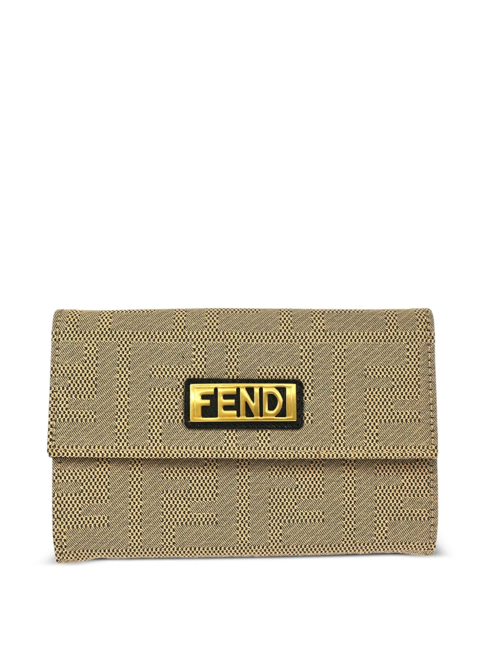 Fendi Pre-Owned 1990s Zucca Pattern wallet | Neutrals | Image 1