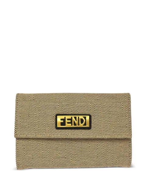Fendi Pre-Owned cartera con motivo Zucca 1990