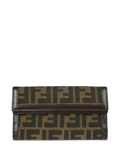 Fendi Pre-Owned 1990-2000s Zucca leather wallet