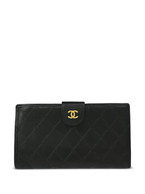 CHANEL Pre-Owned 1992 Bicolore long wallet