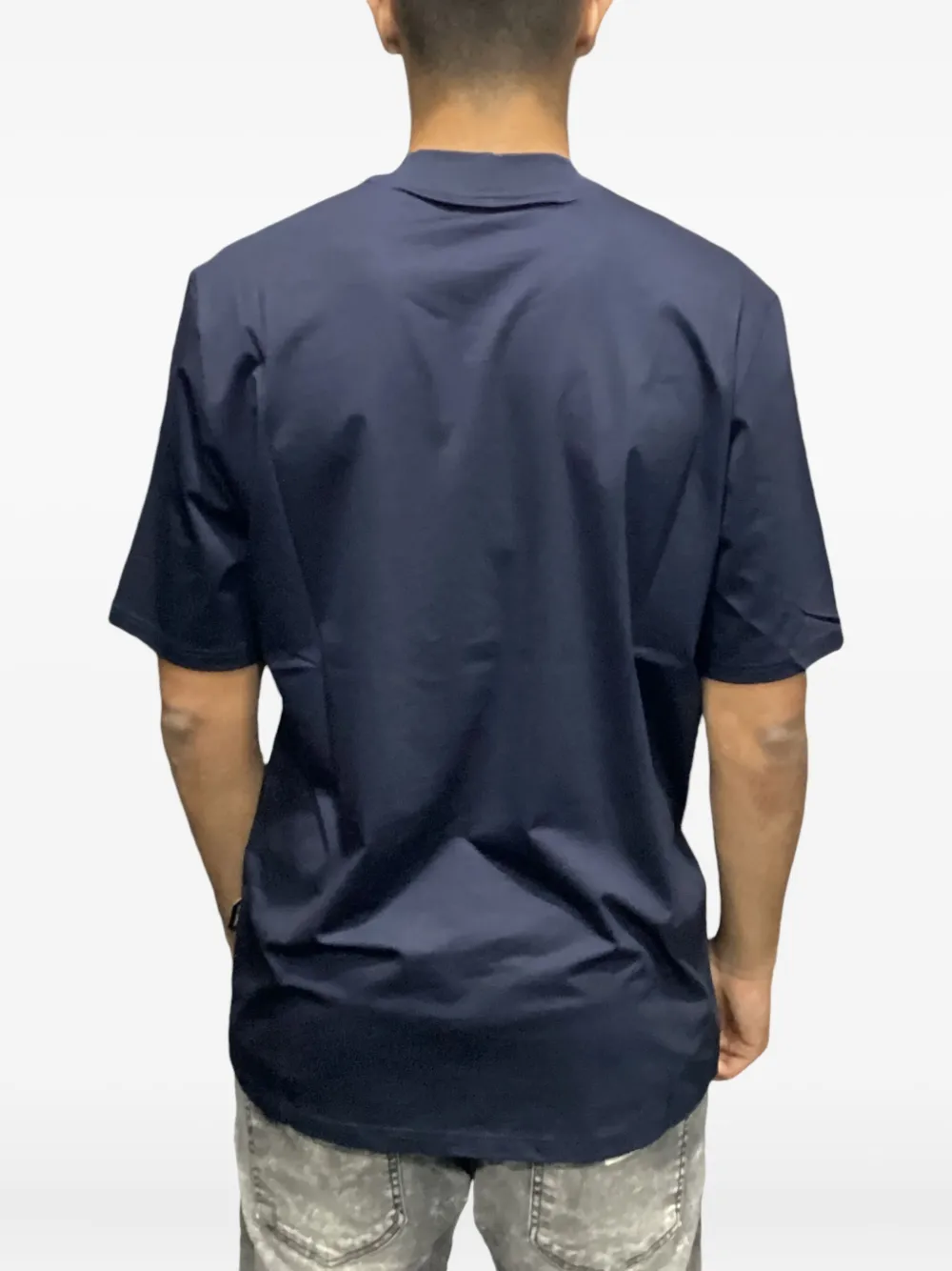 YES LONDON T-shirt met ronde hals Blauw