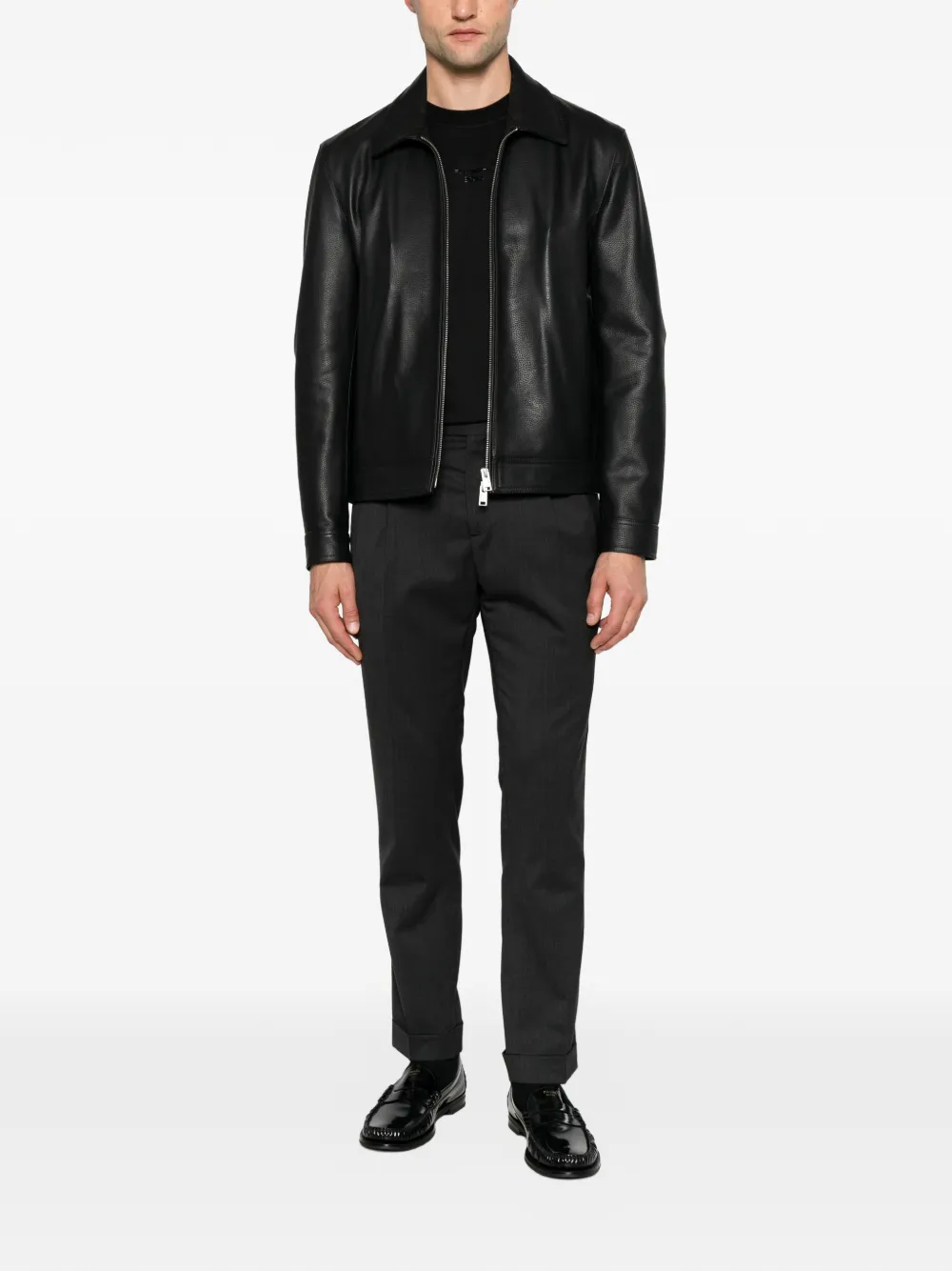 Briglia 1949 Broek met geplooid detail Grijs