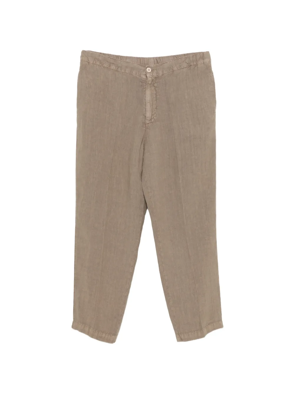 Costumein elasticated-waistband straight-leg trousers - Nude