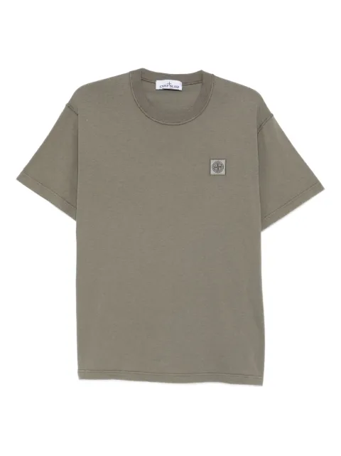 Stone Island Compass-patch cotton T-shirt