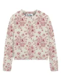 MC2 Saint Barth floral-print crew-neck sweater - White