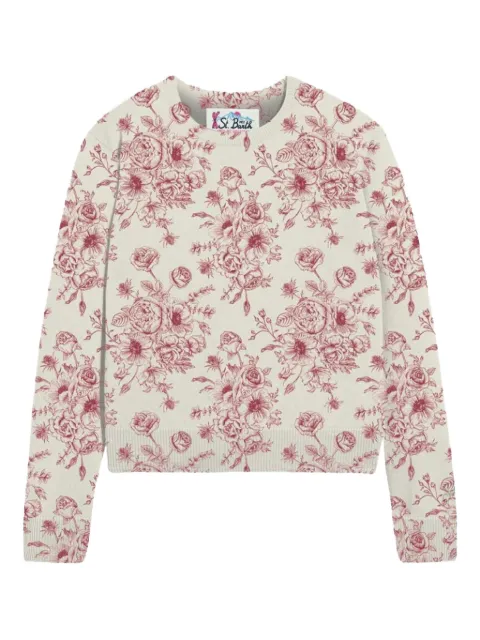 MC2 Saint Barth floral-print crew-neck sweater