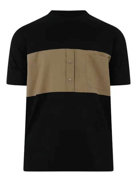 YES LONDON  panelled T-shirt