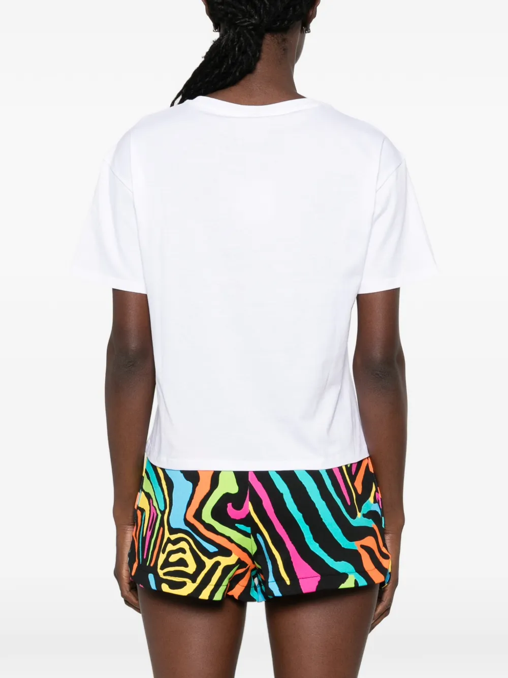 Moschino T-shirt met logoprint Wit