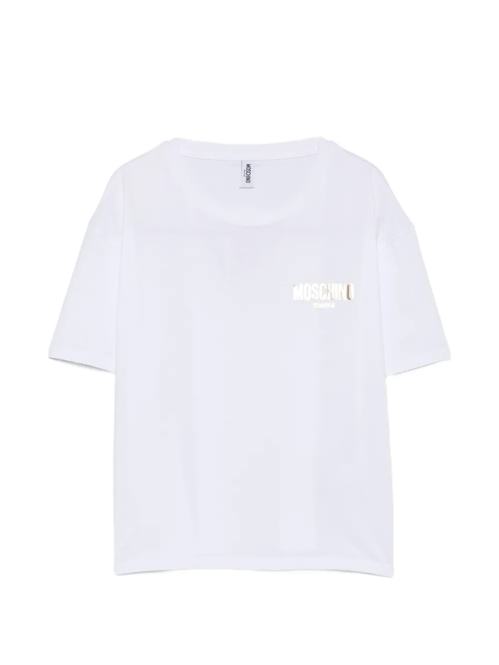 Moschino logo-print T-shirt - Bianco