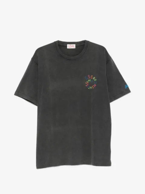 MC2 Saint Barth logo-embroidered T-shirt