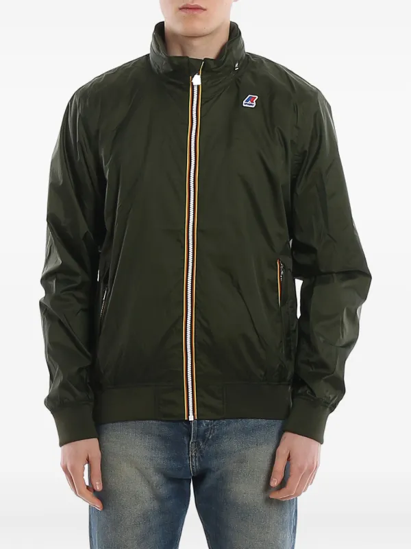 K-Way zip-fastening Bomber Jacket | Green | FARFETCH