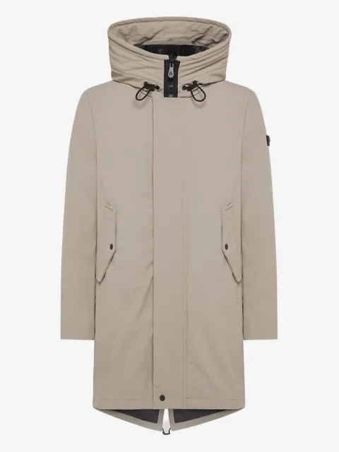 Peuterey parka longue à lien de resserrage