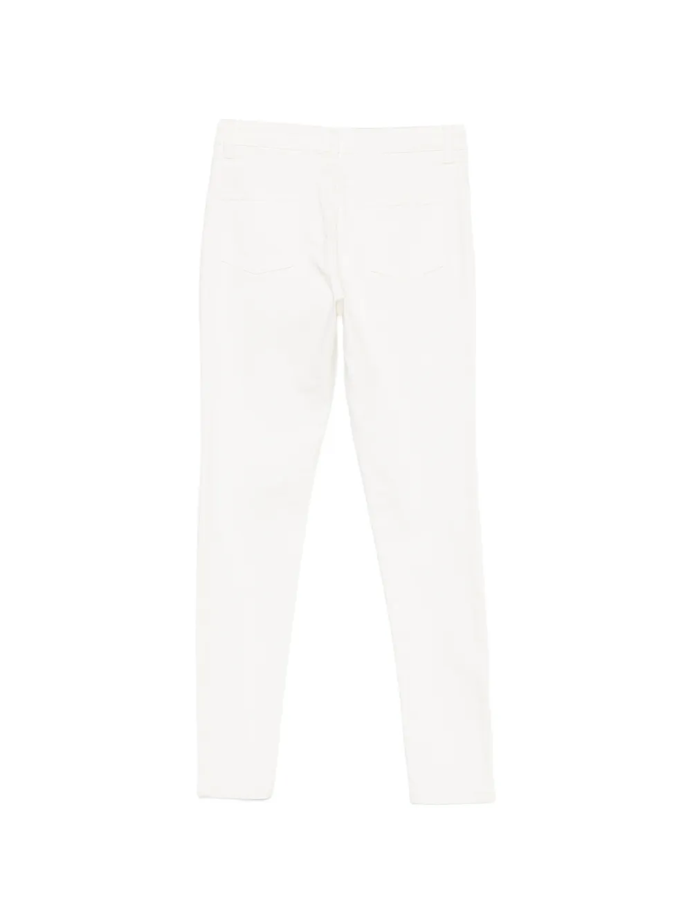 Eleventy Jeans met vijf zakken en riemlus Wit