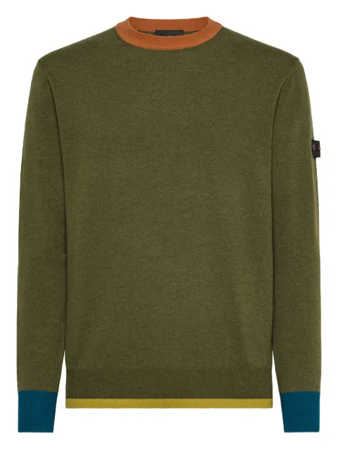 Peuterey colour-block crew-neck sweater