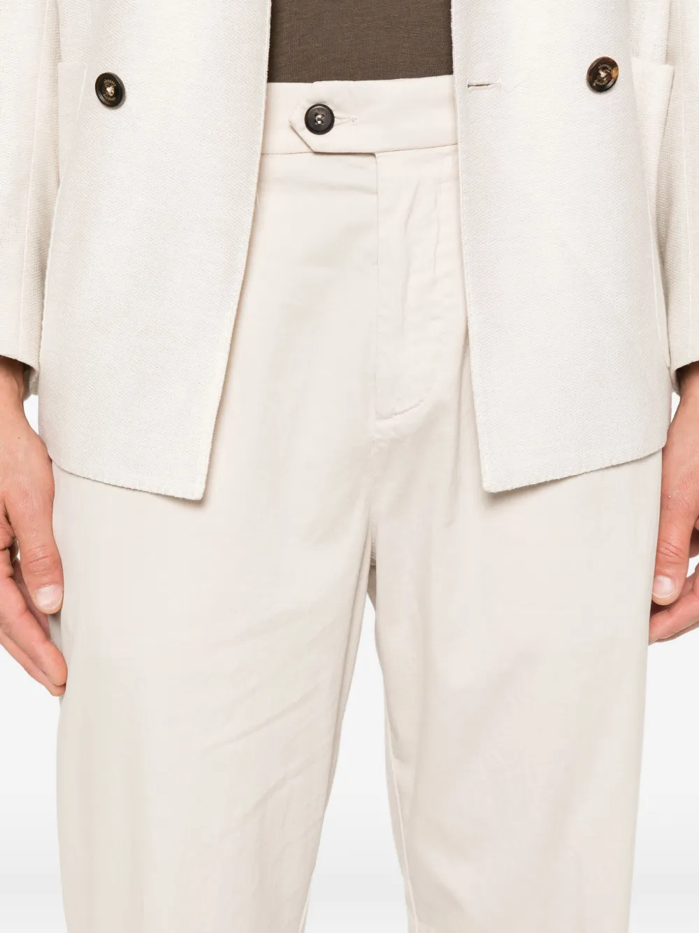 Eleventy Katoenen broek Beige