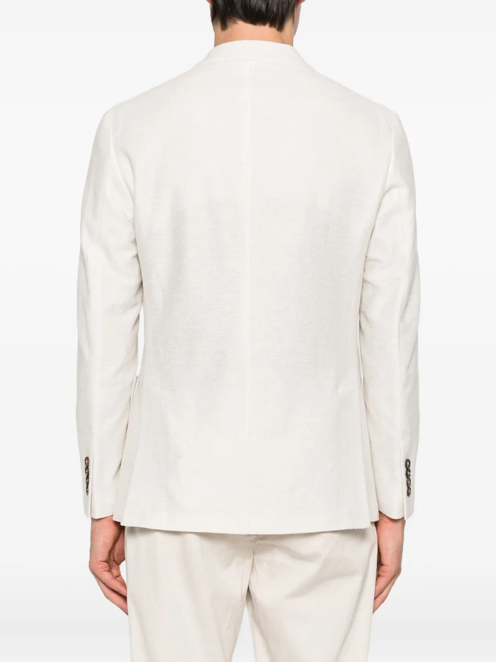 Eleventy Blazer met dubbele rij knopen Beige