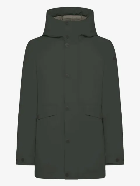 RRD hooded buttoned coat
