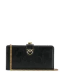 PINKO frame-clasp leather wallet - Black