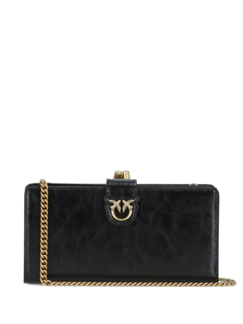 PINKO frame-clasp leather wallet