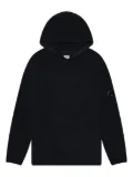 C.P. Company hooded waffle-knit sweater - Blue