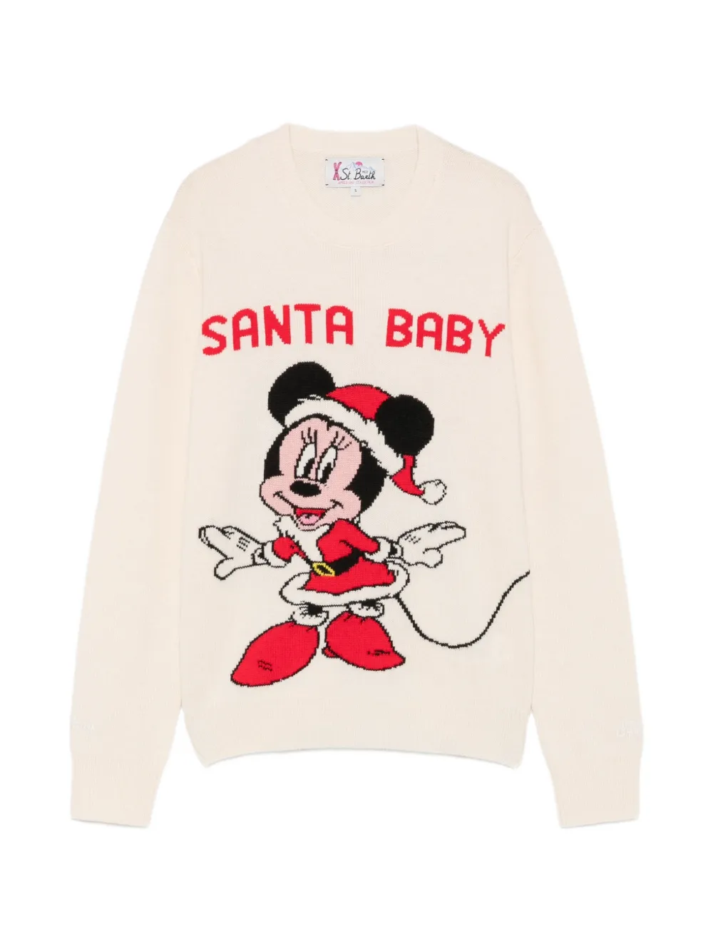 MC2 Saint Barth x Disney graphic-intarsia crew-neck sweater