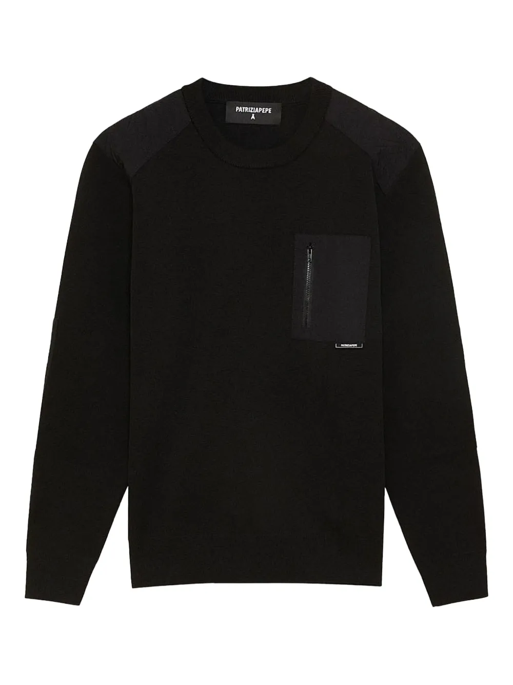 Patrizia Pepe pocket-patch sweaters | Black | Image 1