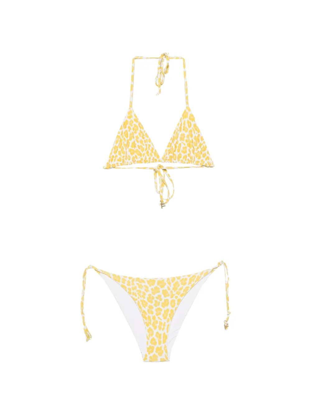 Fisico leopard-print bikini - Giallo