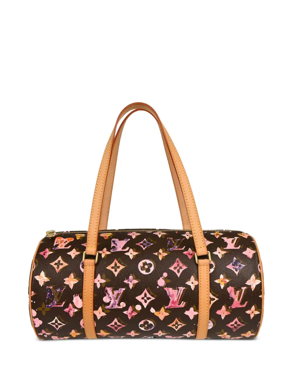 Louis Vuitton Pre-Owned 2008 ウォーターカラーパピヨン ハンドバッグ - ブラウン Louis Vuitton Pre-Owned 2008 ウォーターカラーパピヨン ハンドバッグ - ブラウン