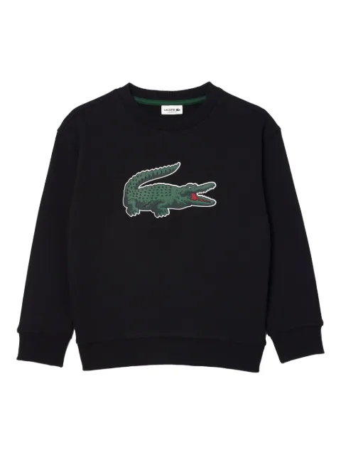 Lacoste Kids logo-print sweater