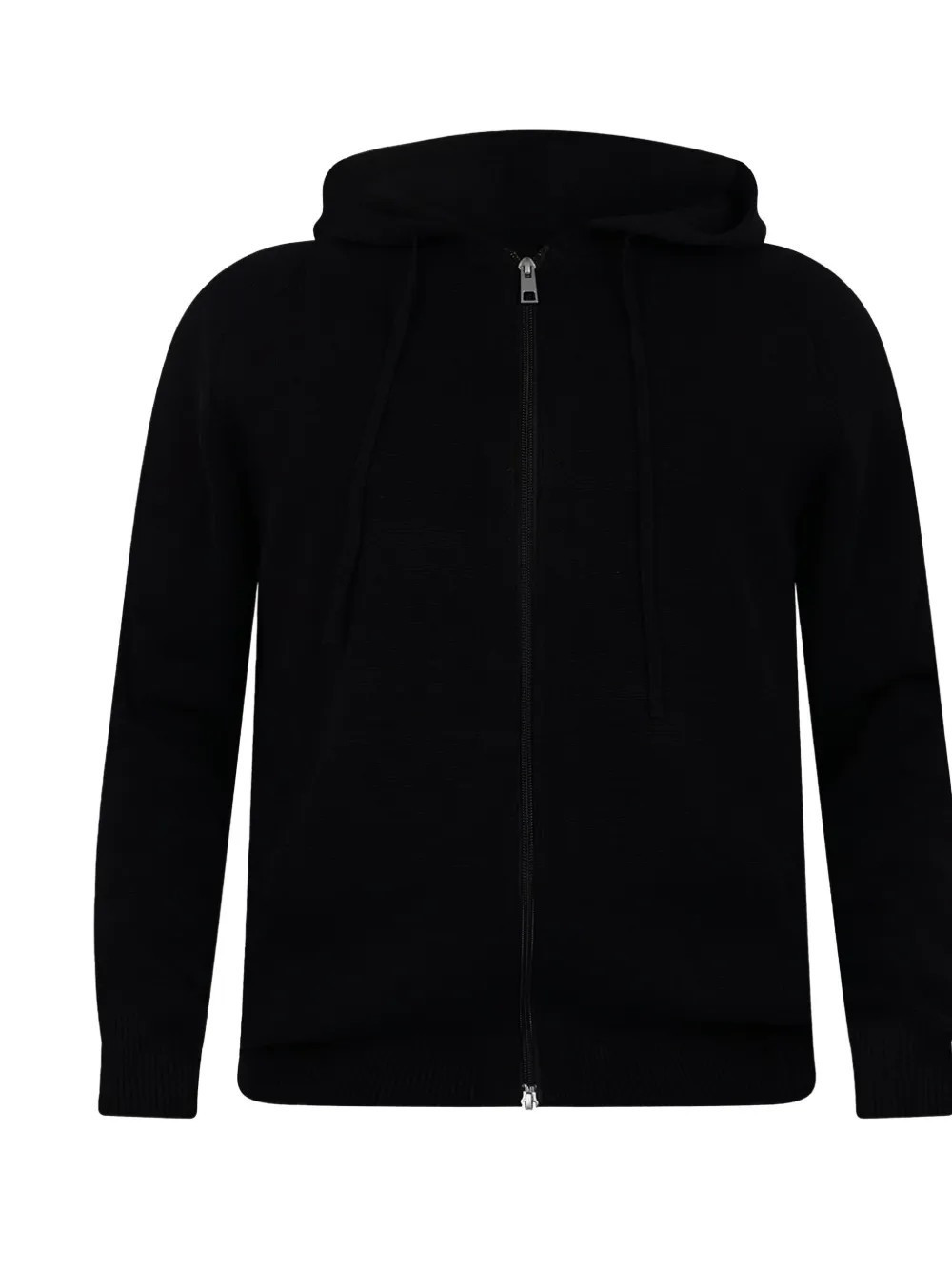Low Brand Hoodie met rits Zwart