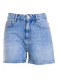 MOSCHINO JEANS heart-shaped pocket denim shorts - Blue