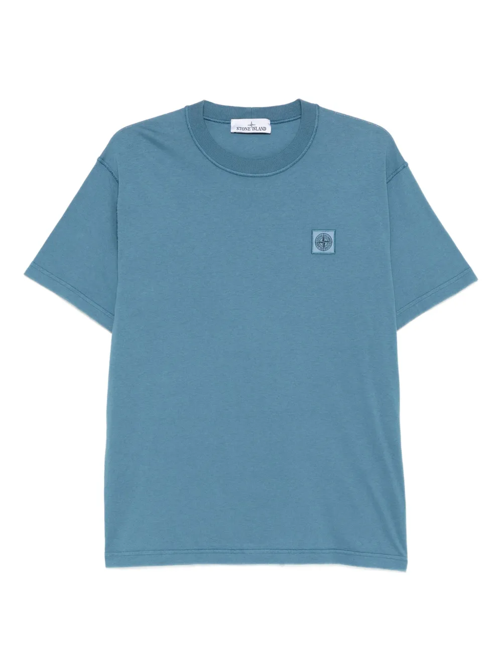 Stone Island コンパスパッチ Tシャツ - ブルー Stone Island コンパスパッチ Tシャツ - ブルー