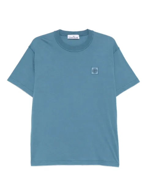 Stone Island Compass-patch cotton T-shirt