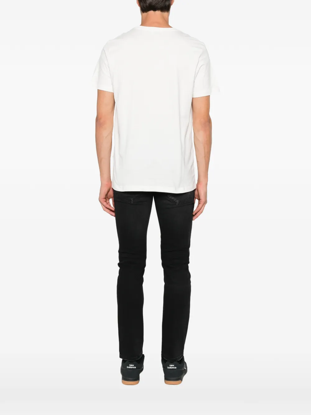 DONDUP T-shirt met logoprint Wit