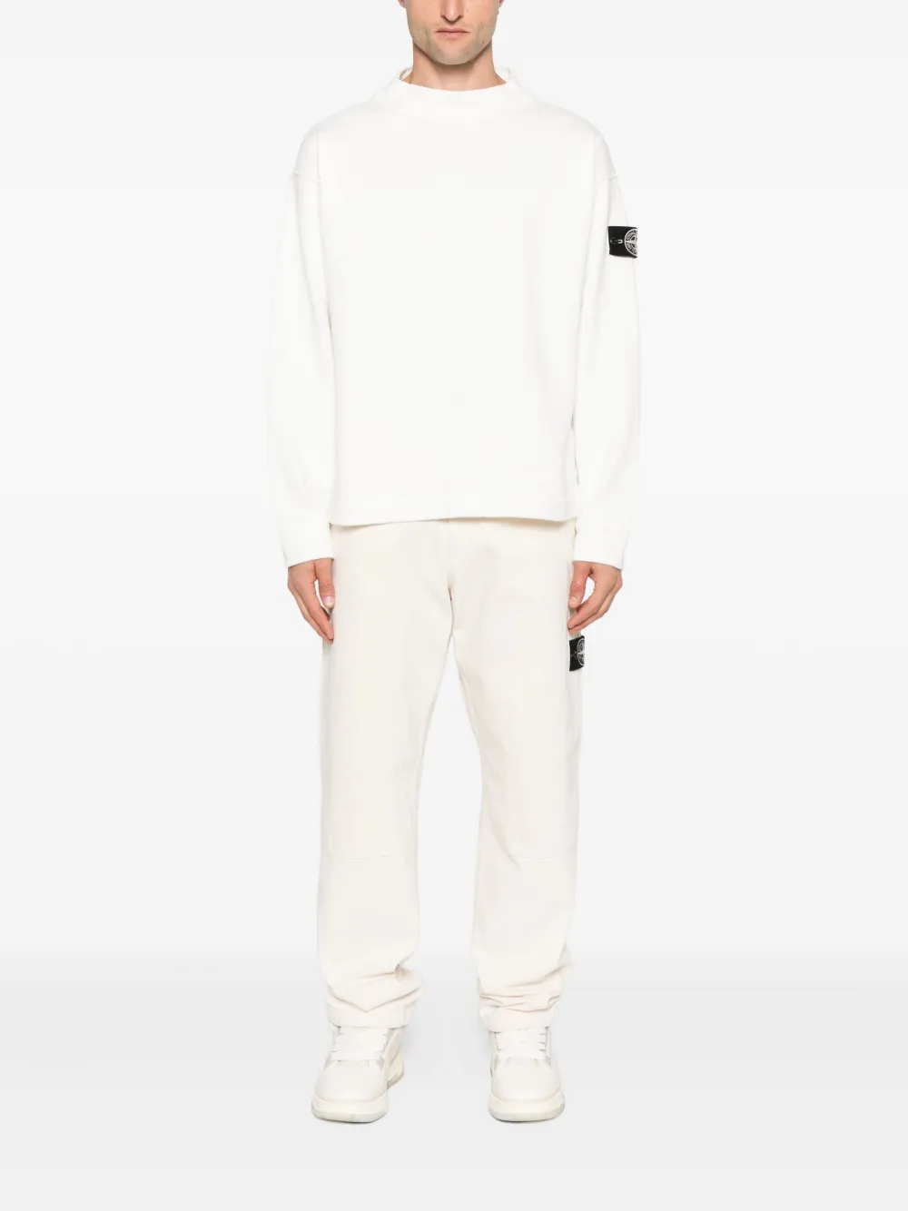 Stone Island Compass-badge cotton sweater | Sweatshirts | Image 2