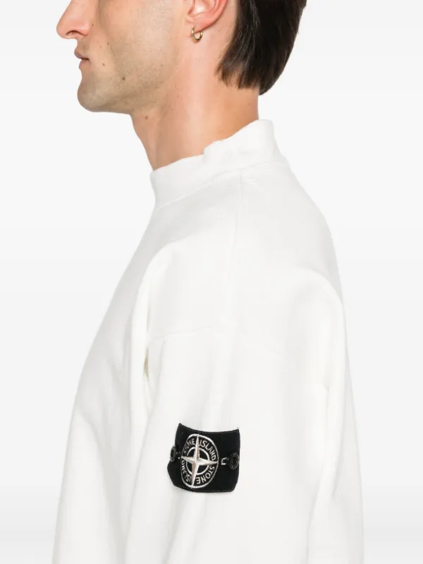 Stone Island コンパスバッジ セーター | ホワイト | FARFETCH JP