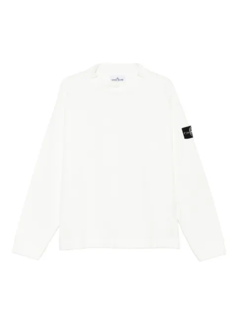 Stone Island Compass-badge cotton sweater