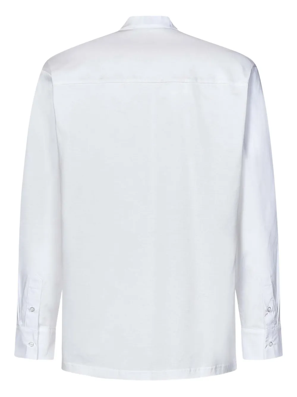 Low Brand button-placket long-sleeved T-shirt Wit