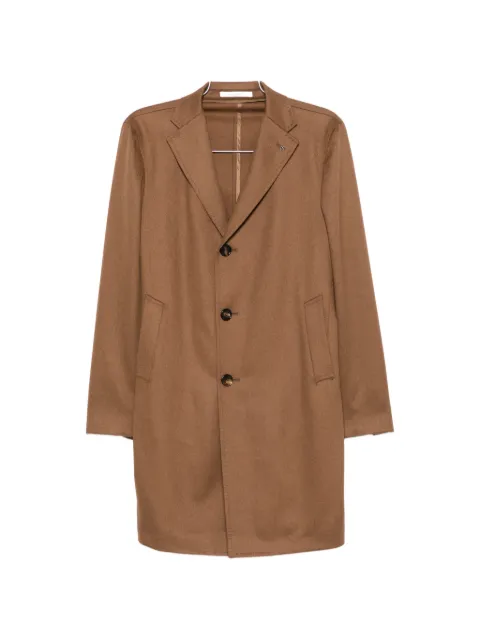 Tagliatore single-breasted notched-lapels coat