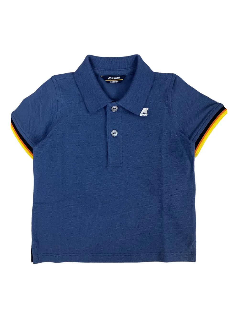 K-Way buttoned polo shirt - Blu