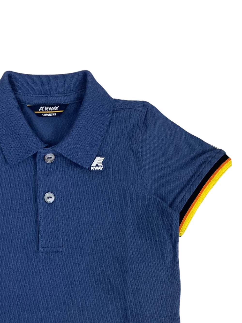 K-Way buttoned polo shirt - Blauw
