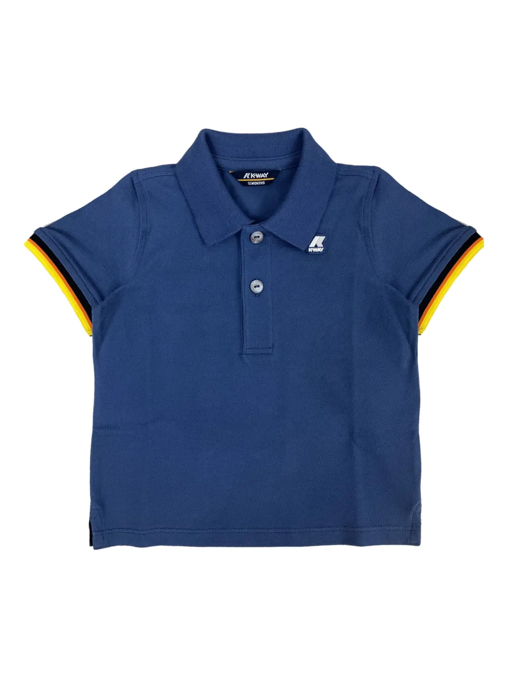 K-Way Poloshirt met knopen Blauw