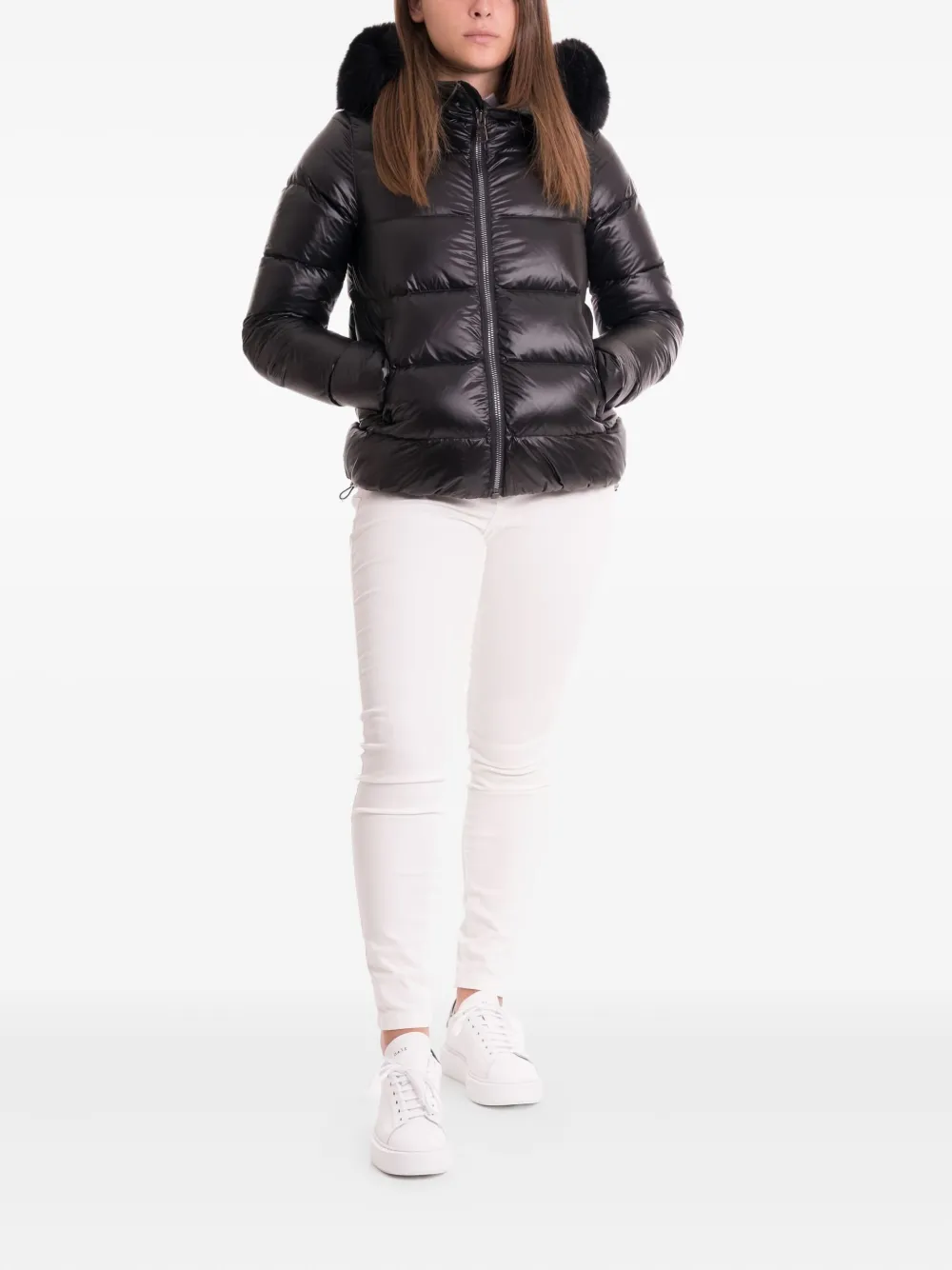 Colmar Donsjack met capuchon Zwart